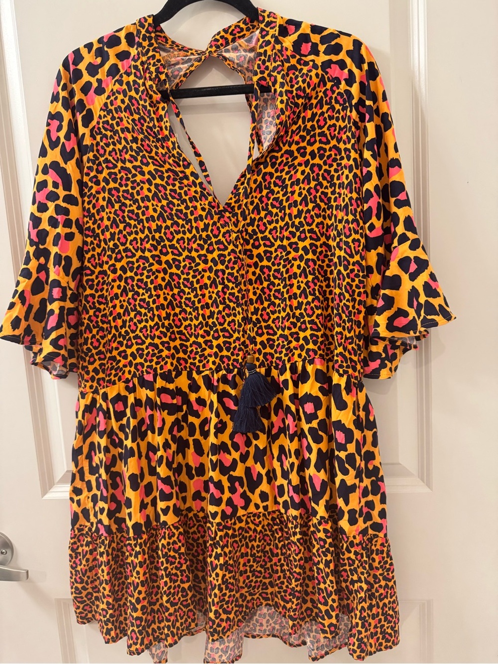 Maaji Bonfire Infinite Tunic Cover Up Animal Print Sundress Sundress Size M NWT